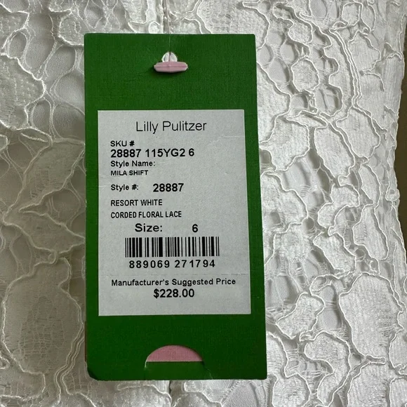 Lilly Pulitzer Mila White Lace Dress - Picture 10 of 15